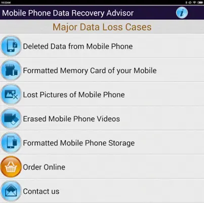 Mobile Phone Recovery Help android App screenshot 4